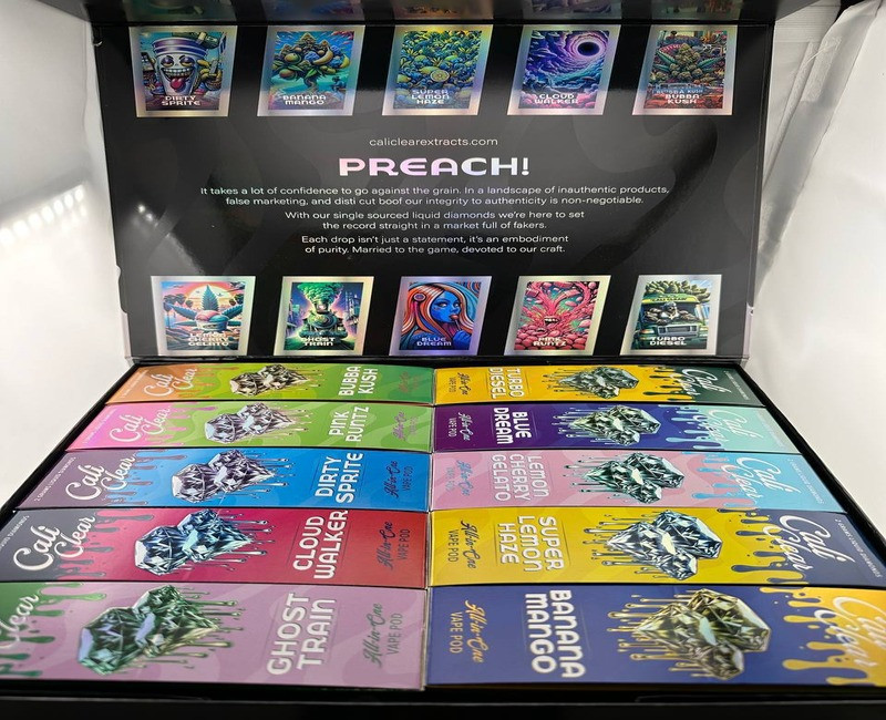 Authentic Cali Clear 2Gs 🔥